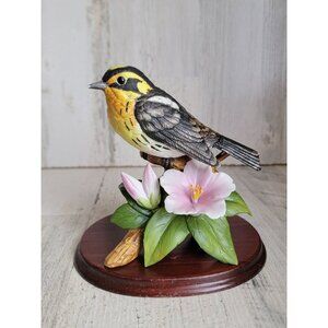 Andrea by Sadek Warbler 1993 vintage 9114 bird flower‎ figure decor
